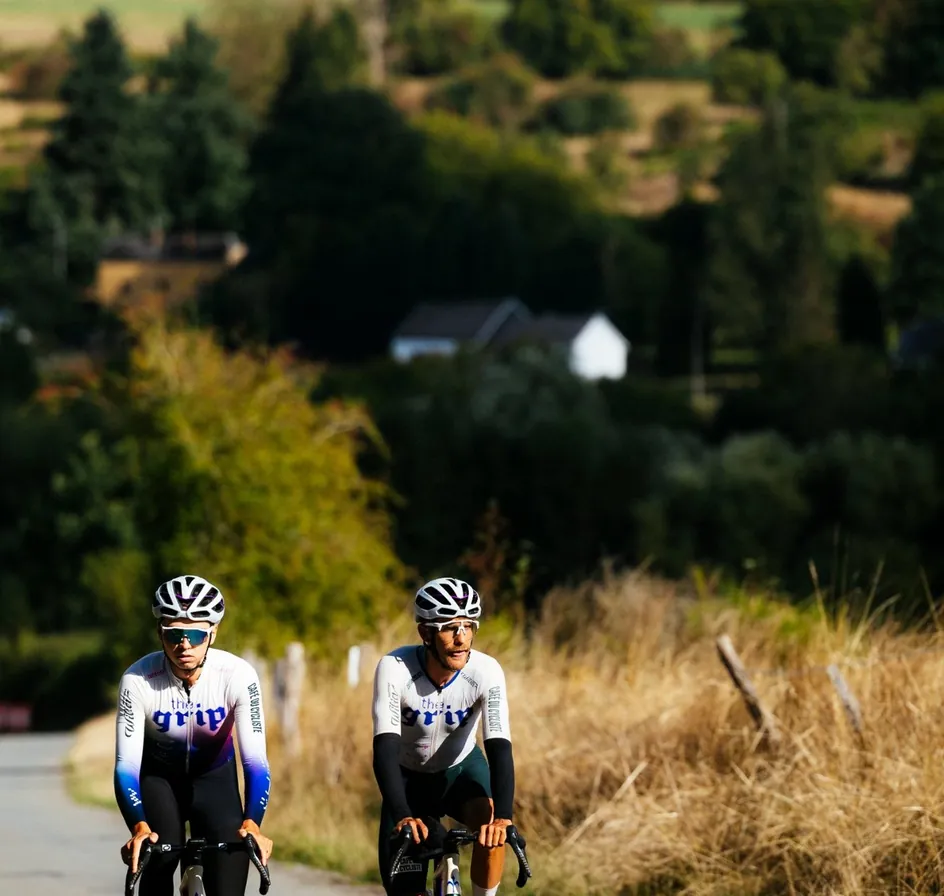 Zwei Radfahrer in der Fränkischen Schweiz