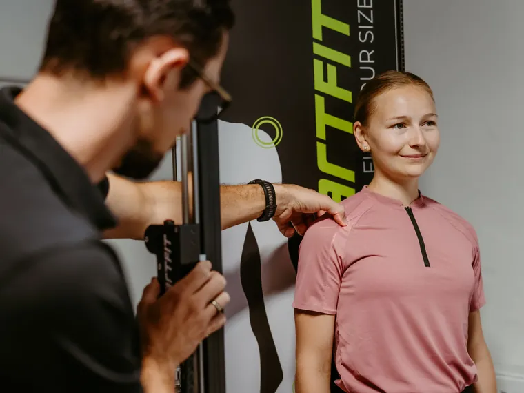 Körpervermessung mit dem Smartfit-System
